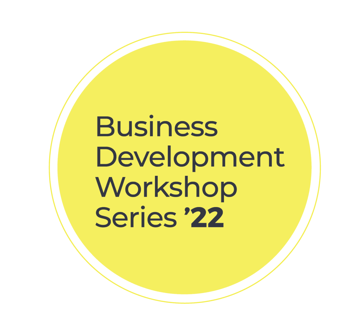 2022 Business Development Workshop Series Event Logo