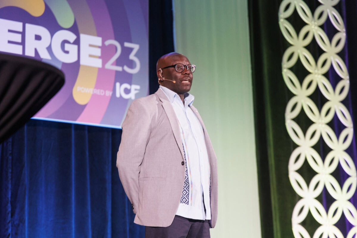 Overview image of ICF Global Events, showcasing a variety of coaching-related conferences and workshops.