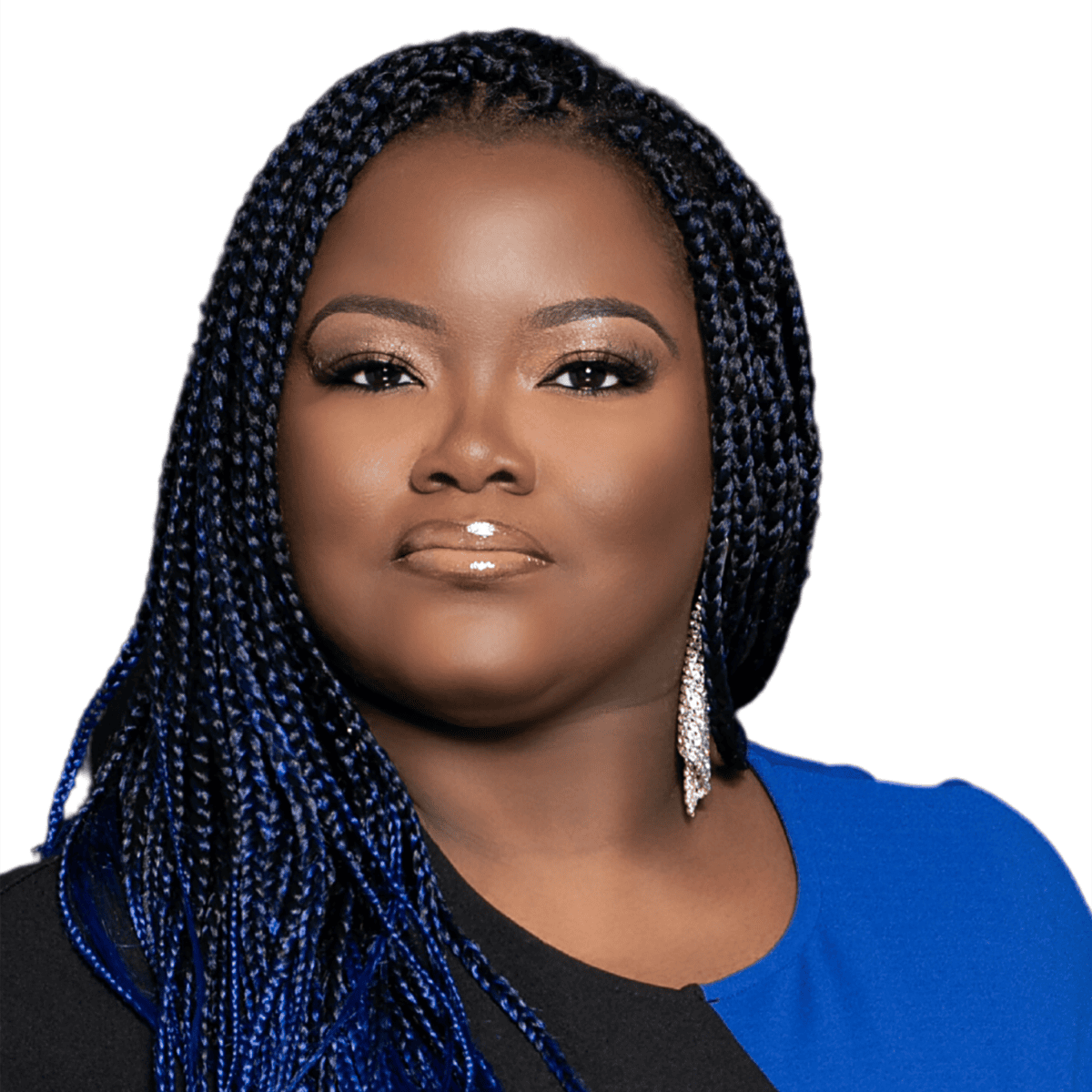 Headshot of Aikyna Finch, vice president of DEIB, author, and facilitator with the International Coaching Federation. Known for diversity, equity, inclusion and belonging.