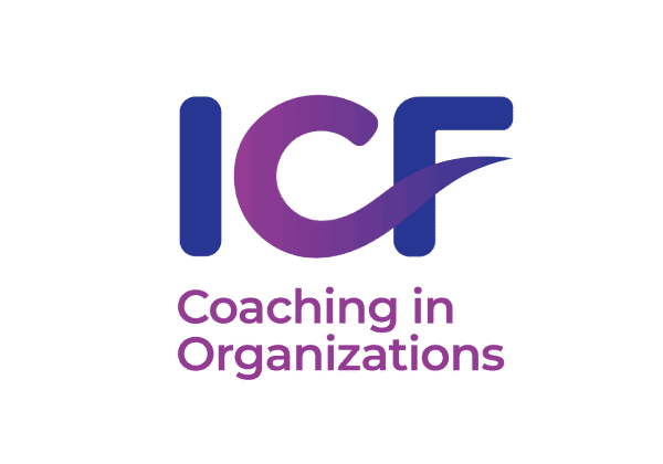 ICF Coaching in Organizations full-color stacked logo