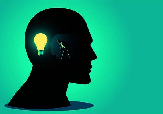 intuition in coaching, lightbulb in head
